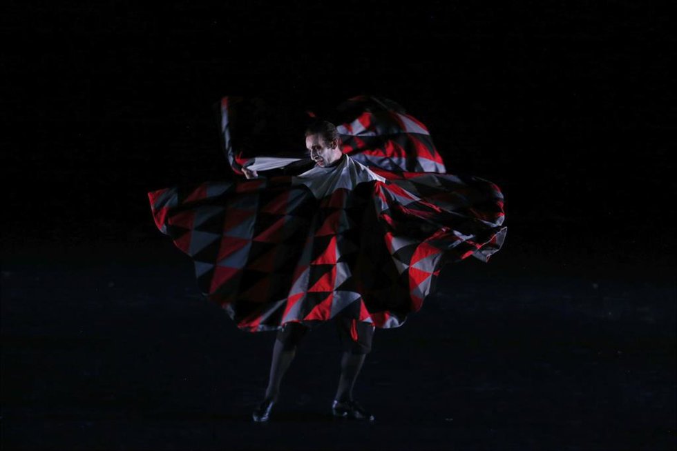 Archivo - August 2, 2023, Madrid, Madrid, Spain: Dancers from the National Ballet of Spain (BNE for its acronym in Spanish), perform on stage, during the premiere of 'El sombrero de tres picos', in the Conde Duque Cultural Center. 'El sombrero de tres p