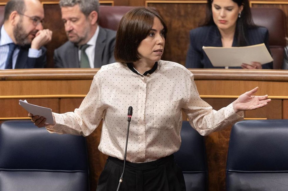 Archivo - La ministra de Ciencia, Innovación y Universidades, Diana Morant, en el Congreso de los Diputados, en una imagen de archivo