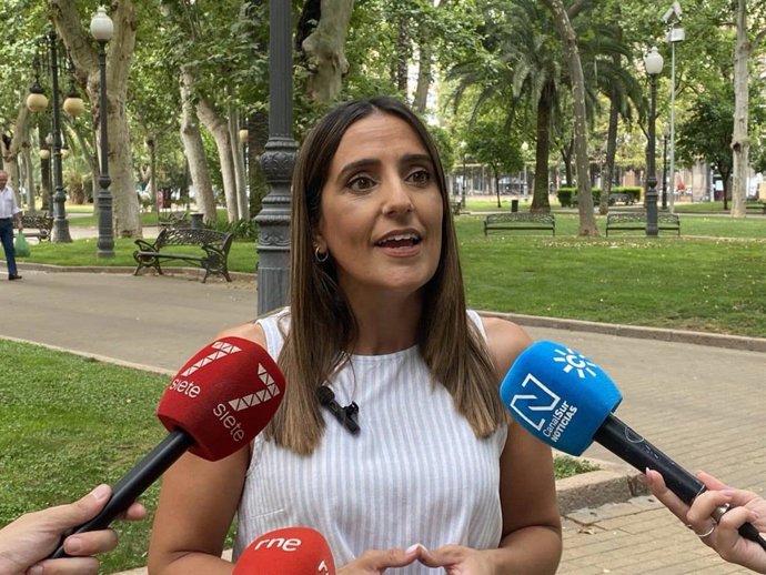 La vicesecretaria de Igualdad, Salud, Juventud y Bienestar Social del PP de Andalucía, Beatriz Jurado.