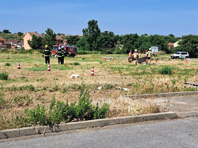 El Aeropuerto de Logroño-Agoncillo realiza un simulacro de accidente aéreo