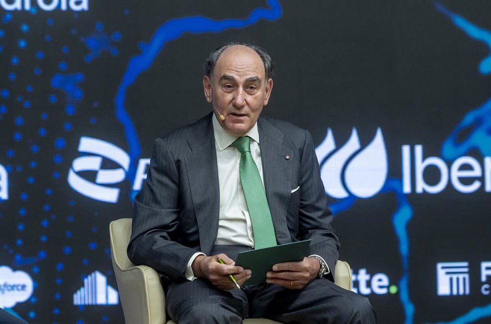 El presidente de Iberdrola, Ignacio Sánchez Galán, interviene durante la 3 edición de Global Trends, en el Auditorio El Beatriz, a 12 de junio de 2025, en Madrid (España)