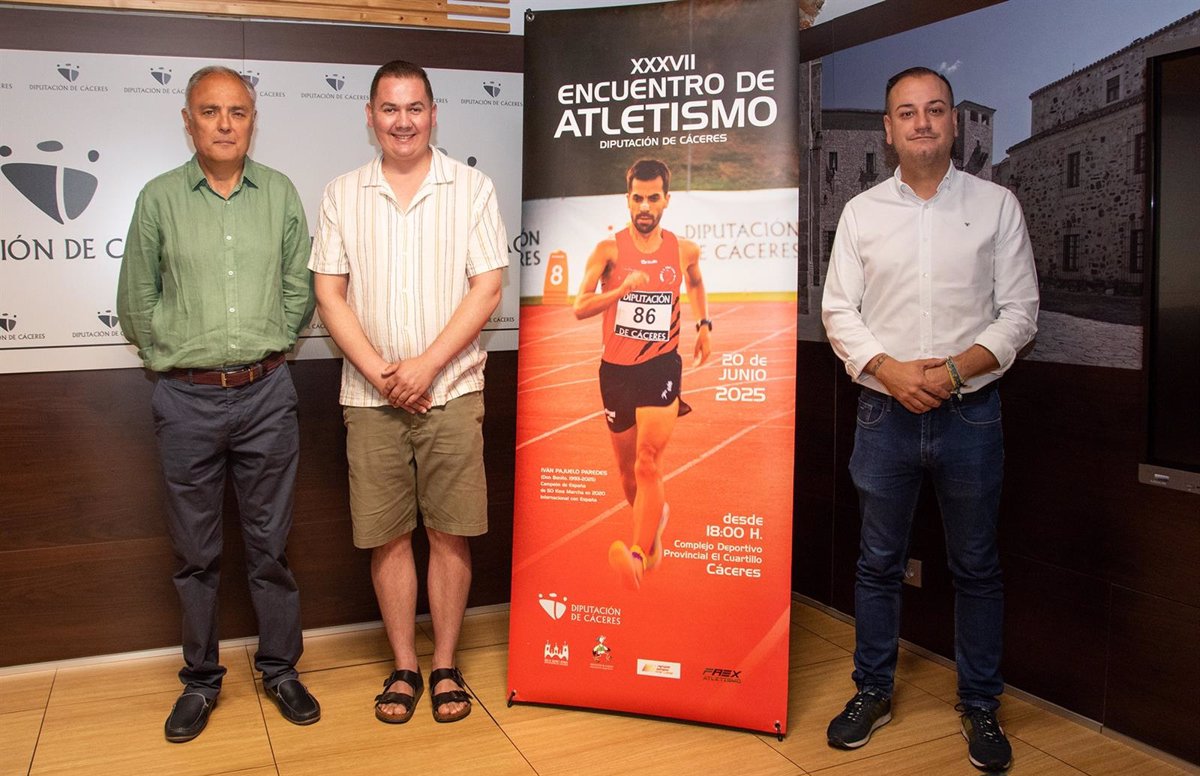 El Encuentro de Atletismo Diputación de Cáceres reúne este viernes en El Cuartillo a más de 200 deportistas