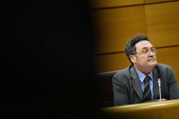Archivo - El fiscal general del Estado, Álvaro García Ortiz, durante su comparecencia en la Comisión de Justicia del Senado el pasado febrero.