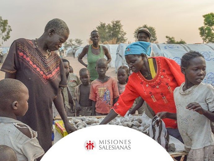 Más de medio millón de personas desplazadas o refugiadas son atendidas por misioneros salesianos
