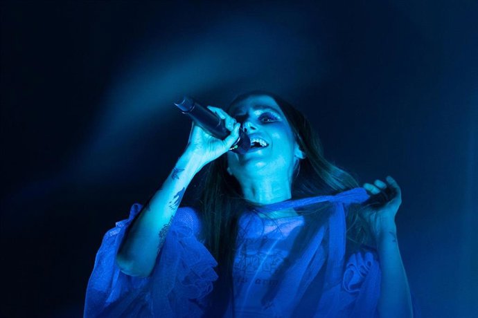 Imagen de archivo de la cantante Zahara en un concierto