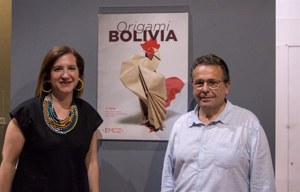 La exposición "Origami Bolivia", nunca vista en Europa, aborda la relación mística con la naturaleza