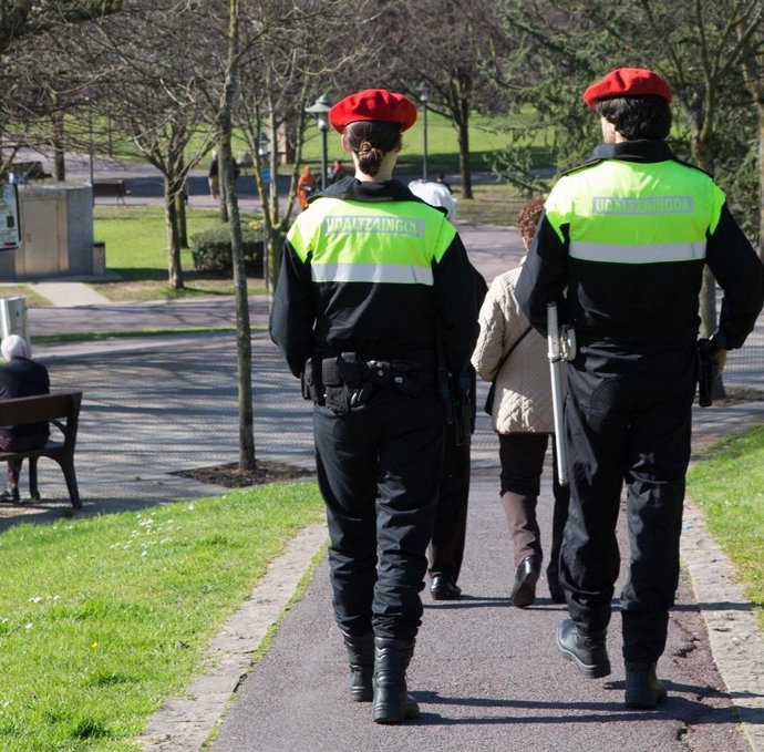 Agentes de la Policía Municipal de Bilbao