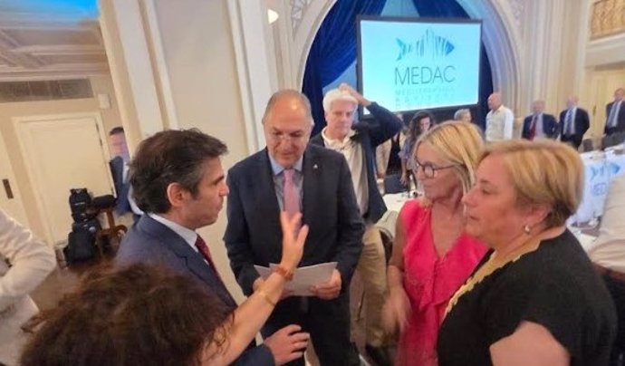 El director general de Pesca, Acuicultura y Economía Azul de la Consejería de Agricultura, Pesca Agua y Desarrollo Rural, Carlos Aldereguía, en Malta.