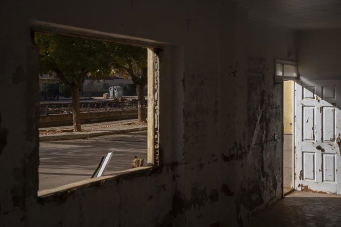 Archivo - Una casa afectada por la DANA  (archivo)