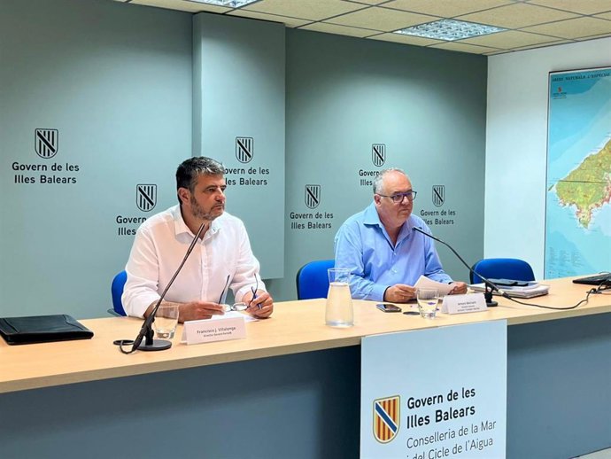 El director general de Puertos y Transporte Marítimo, Antoni Mercant, tras la reunión de la Mesa Náutica.