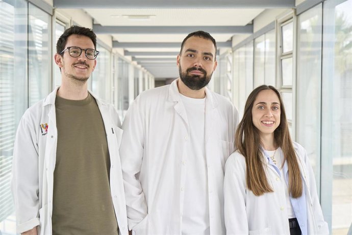 Archivo - Pilar Granado, Pablo Sosa Domínguez and Luis Chimeno, Premio Jóvenes Inventores 2025