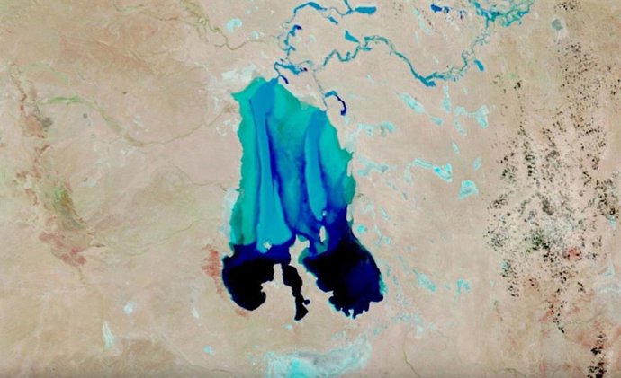 Lago Eyre em 2025