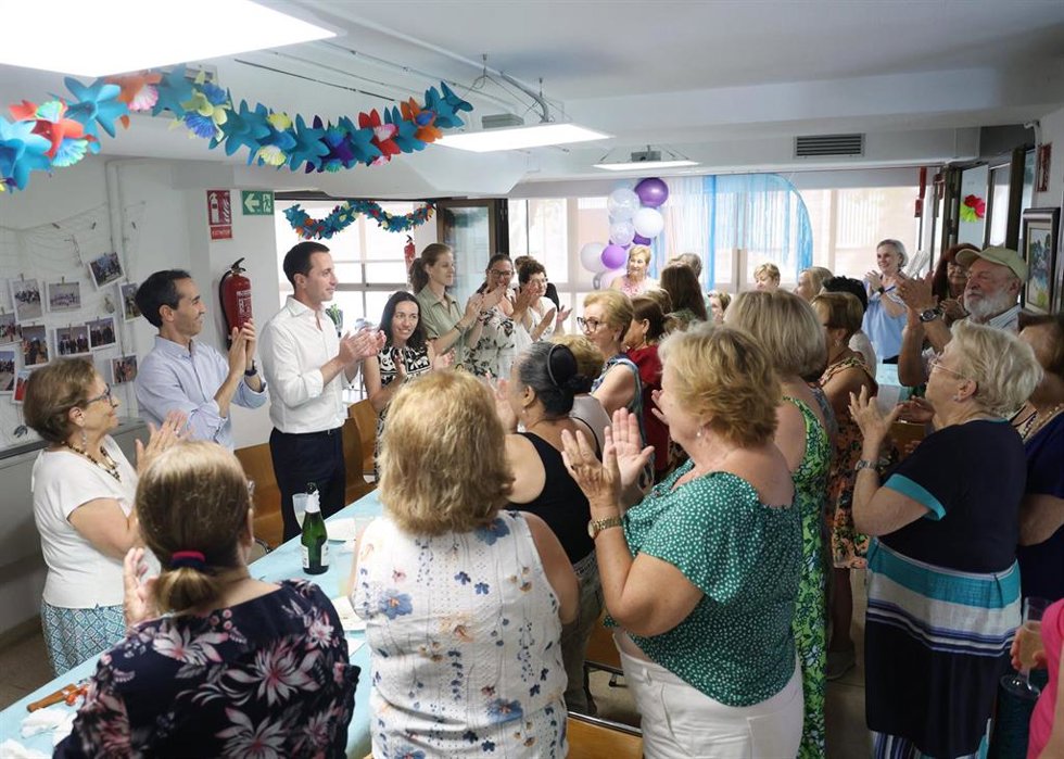 El presidente del Consell de Mallorca, Lloren Galmés, participa en el acto de fin de curso del CPAP.