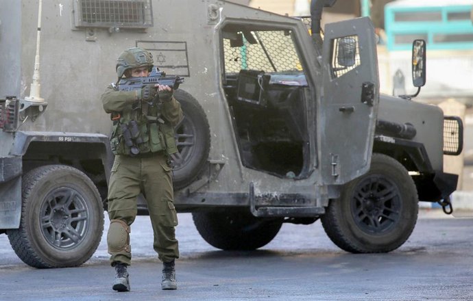 Imagem de arquivo de um soldado do exército israelense.