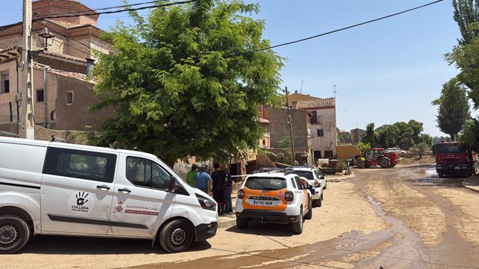 Cullera envia dos furgonetes d'ajuda a Azuara després de les inundacions