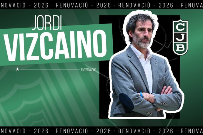 Jordi Vizcaíno renueva una temporada como entrenador del Joventut Badalona femenino.
