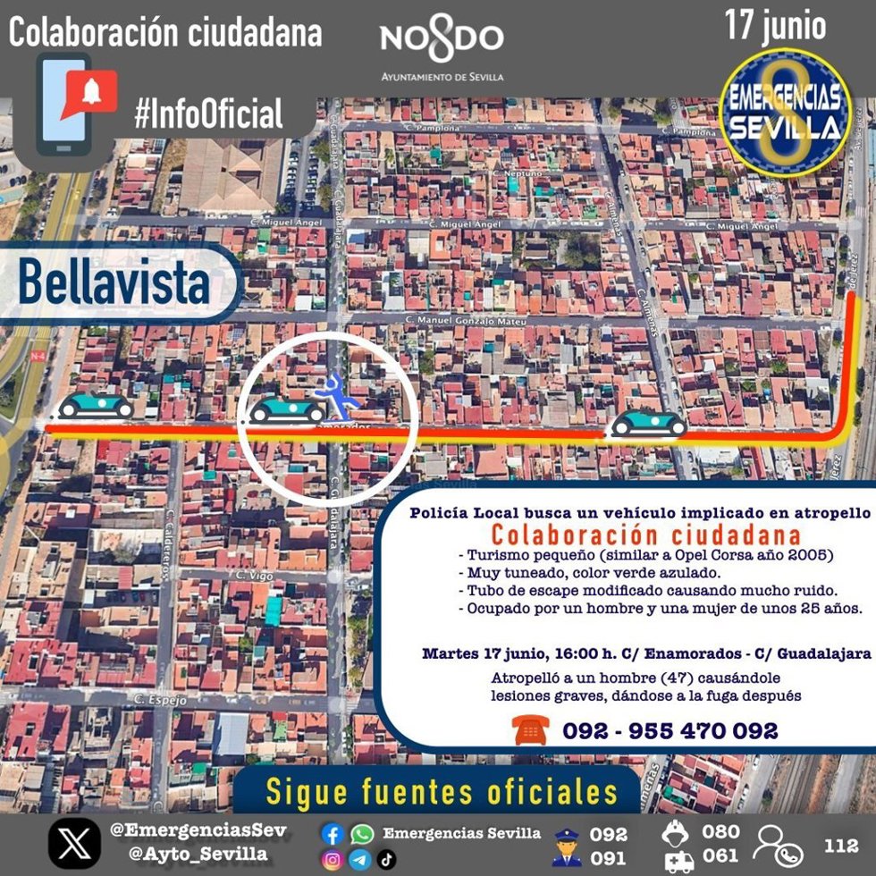 Cartel de la solicitud de colaboración ciudadana