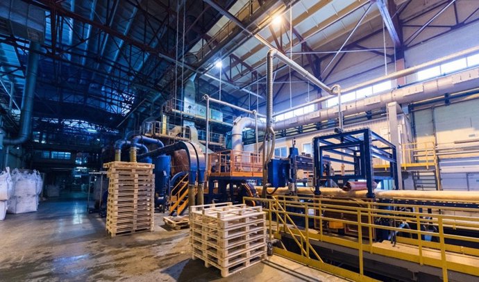 Archivo - Planta industrial.