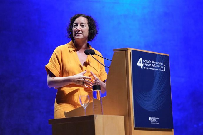 La consellera de Economía y Finanzas de la Generalitat, Alícia Romero.
