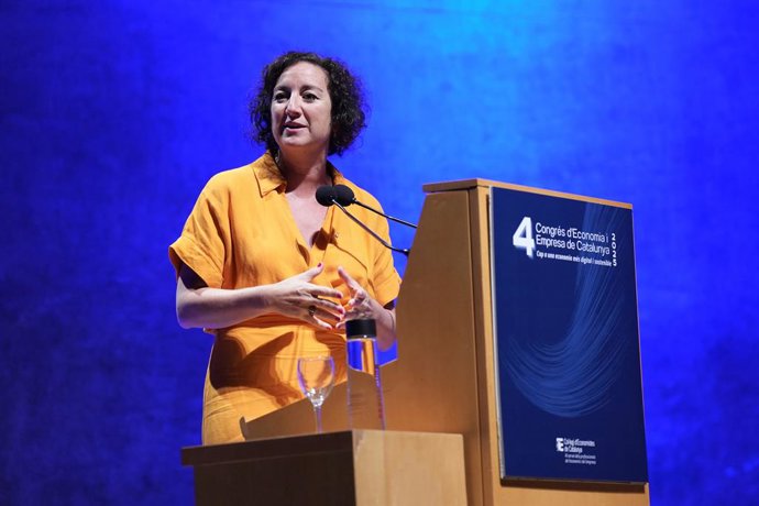 La consellera d'Economia i Finances de la Generalitat, Alícia Romero