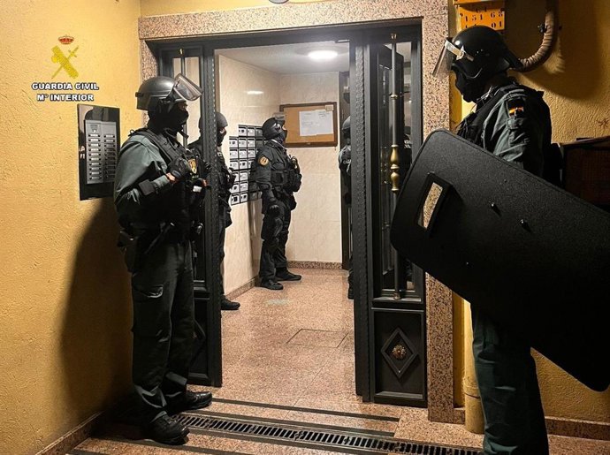 Actuación de la Guardia Civil.