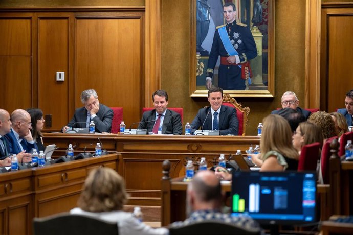 Sesión plenaria ordinaria de la Diputación de Almería.