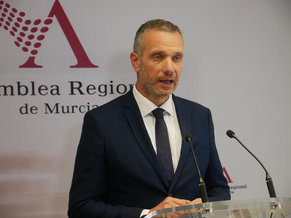 El portavoz del PP en la Asamblea Regional, Joaquín Segado