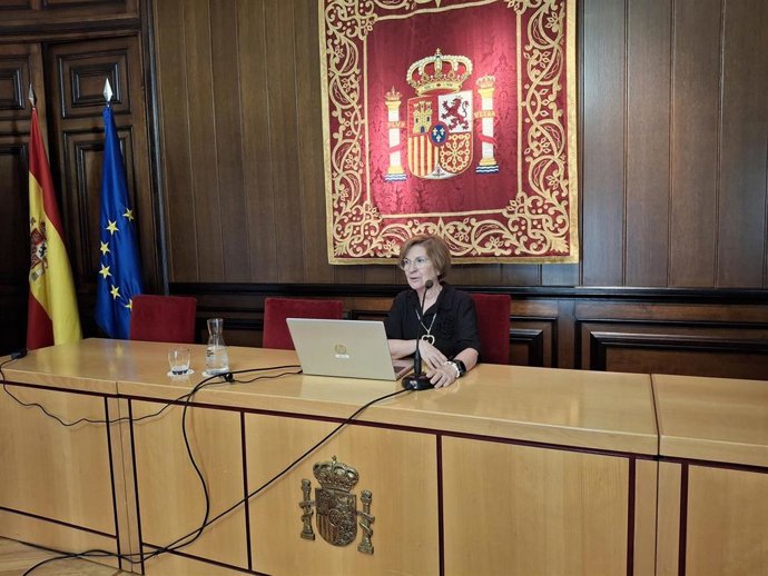 La delegada territorial de la Agencia Estatal de Meteorología en Navarra, Paloma Castro.