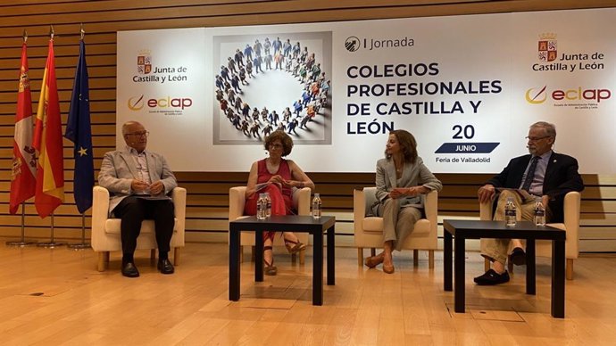 Consejo de Enfermería de Castilla y León en la I Jornada de Colegios Profesionales en el ámbito sociosanitario