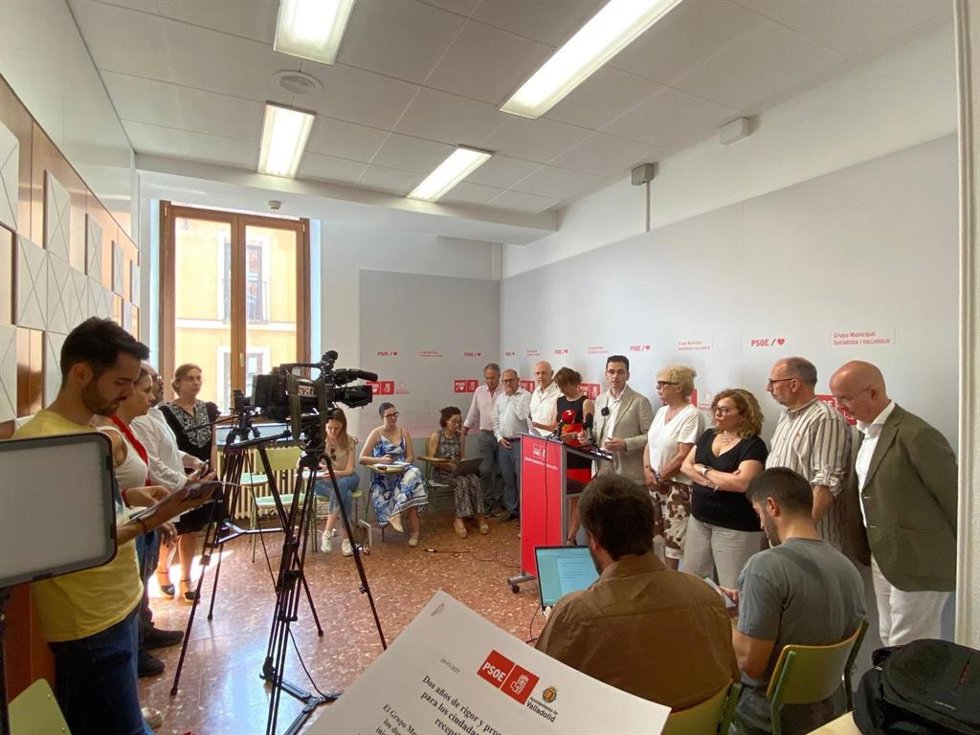 Los concejales del Grupo Socialista en el balance de los dos años de legislatura municipal