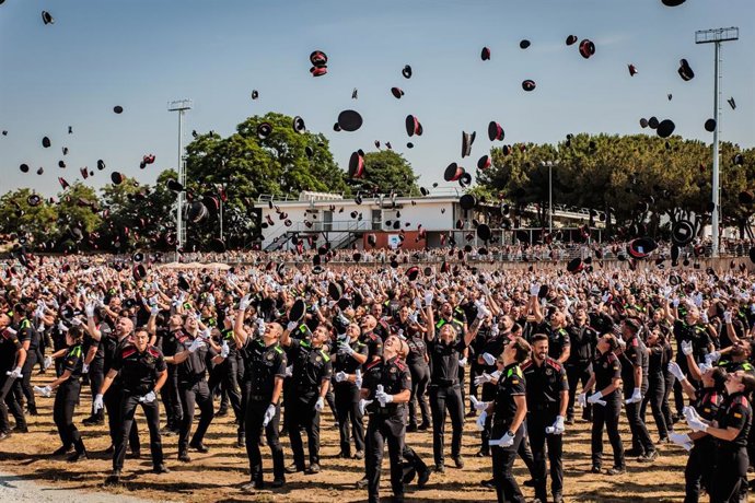 La nova promoció d'aspirants a policia