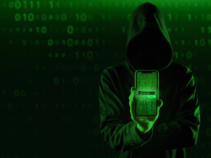 Malware e um "smartphone".