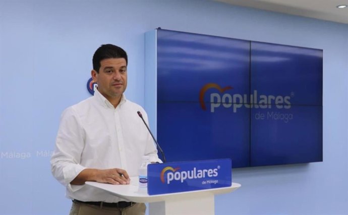 Archivo - El coordinador general del PP de Málaga, Cristóbal Ortega, en una imagen de archivo.