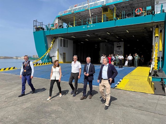Visita del Gobierno al Puerto de Motril para analizar el dispositivo de la OPE 2025