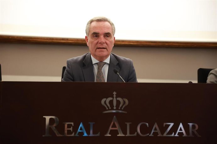 Archivo -  Juan Bueno en rueda de prensa 