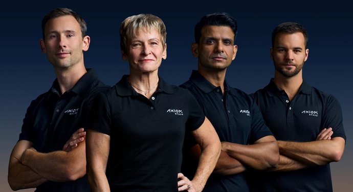 Membros da missão Axiom 4