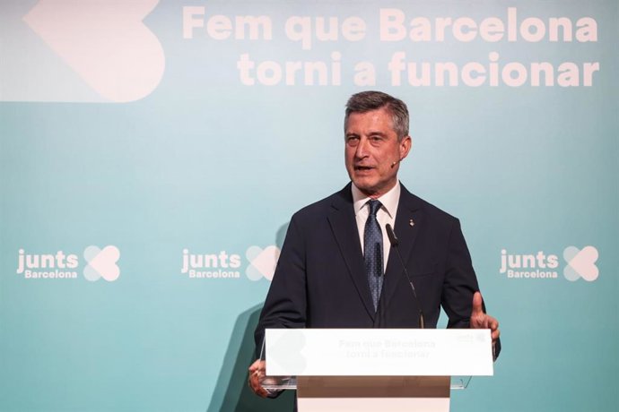 Archivo - El líder de Junts a l'Ajuntament de Barcelona, Jordi Martí 