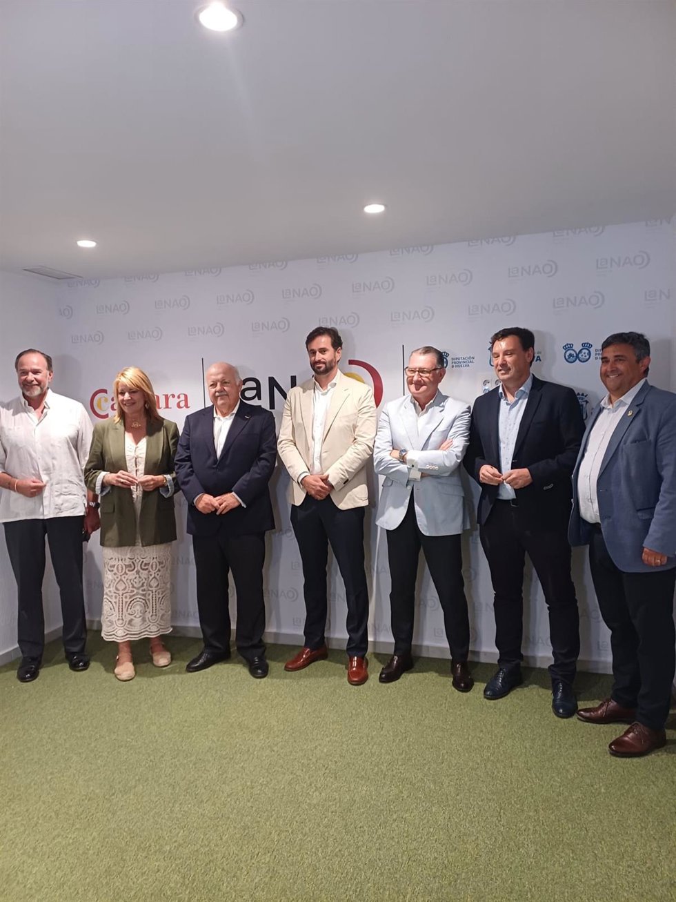 El presidente del Parlamento de Andalucía, Jesús Aguirre, en un foro del Club Cámara Huelva.
