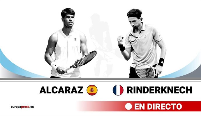 Alcaraz - Rinderknech, cuartos de final de Queen's: en directo.