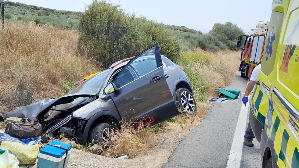Bomberos De Jarandilla Intervienen En El Rescate De Un Accidente De Tráfico En Jaraíz