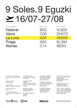 Cartel de la edición de 2025 del programa '9 soles'.