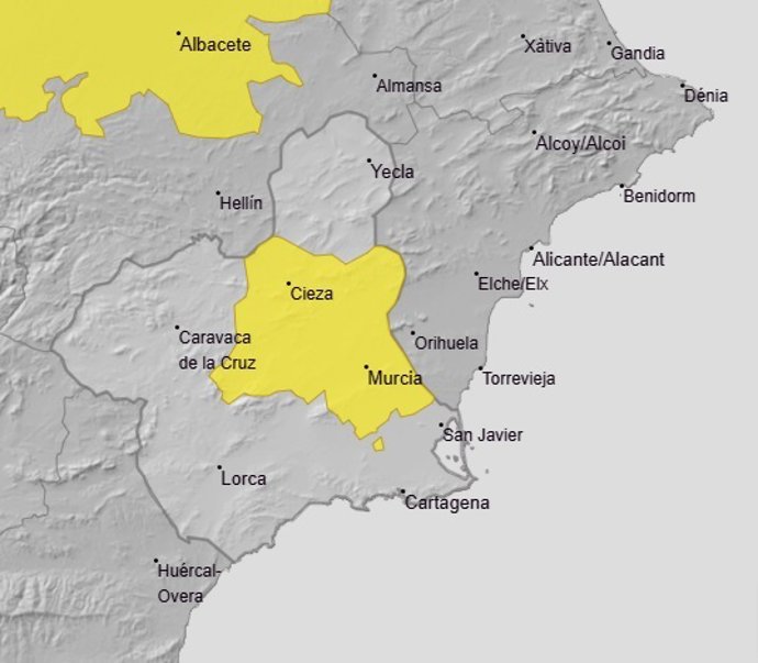 La Vega del Segura, en alerta amarilla este fin de semana por altas temperaturas