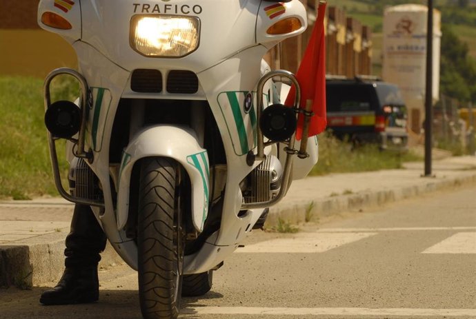 Archivo - Moto de la Guardia Civil