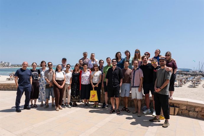 Cineastas participantes en el Ji.Hlava IDFF celebrado en Palma.