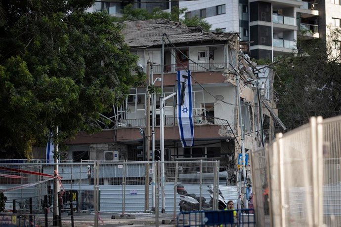 Imagen de archivo de un ataque iraní contra Israel 