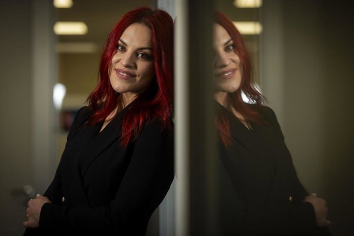 Archivo - La astronauta Sara García, durante una entrevista para Europa Press, a 23 de enero de 2025, en Madrid (España). 