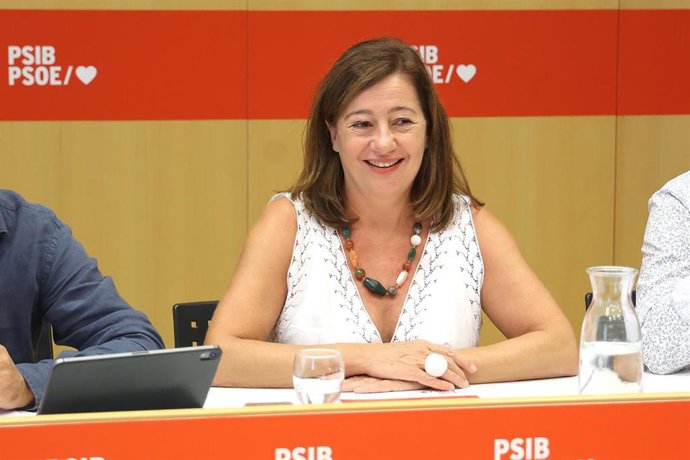 Archivo - La secretaria general del PSIB-PSOE y presidenta de la Mesa del Congreso de los Diputados, Francina Armengol. Archivo.