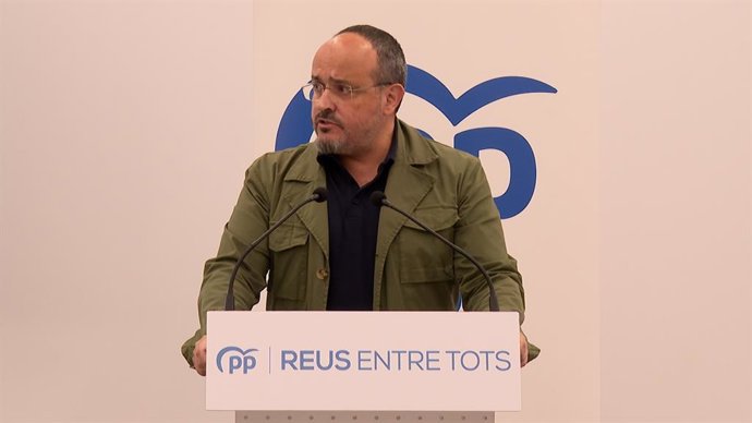El líder del PP català, Alejandro Fernández
