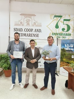 El presidente de la Diputación de Jaén, Francisco Reyes, en la XXV Fiesta del Olivar y del Aceite de Oliva Virgen Extra de Sierra Mágina