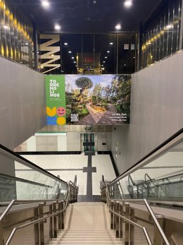 Torremolinos amplía su campaña promocional en el metro de Málaga con una previsión de cerca de cinco millones de impacto.